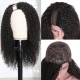 Hurela U Part Wig Brazilian Hair Kinky Curly Human Hair