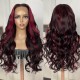 Hurela 150% Density Long Straight 13x4 Lace Frontal Wigs Natural Color