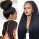 Hurela Lace Front Realistic Kinky Straight 150% Density Human Hair Wigs