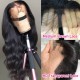 Hurela 13X4 Lace Front Wig 150% density Natural ColorBody Wave Pre-plucked Lace Front Wig 150% density Natural Color