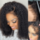 Hurela Afro Curly Wig 150% Density Kinky Curly