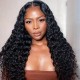 Hurela 13X4 Lace Front Wig 150% density Natural ColorBody Wave Pre-plucked Lace Front Wig 150% density Natural Color