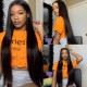 Hurela Straight V Part Wig Natural Color Human Hair Protective Style Wigs With 5 Inch Deep Part Hairline Clearance Sale