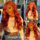 Hurela 13X4 Lace Front Wig 150% density Natural ColorBody Wave Pre-plucked Lace Front Wig 150% density Natural Color