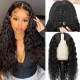 Water Wave Pre-plucked 13x4 Human Hair Lace Front Wigs