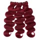 Hurela Peruvian Human Hair 3 Bundles Body Wave Weave Hair Deals 8-26 Inch #99J Color