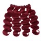 Hurela High Quality 4 Bundles Brazilian 100% Human Hair Body Wave Hairstyles Color #99J
