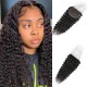 Hurela Invisible Deep Wave Free Part 5x5 HD Lace Closure Virgin Hair Closure For Women
