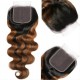 Hurela Undetectable Blended Colors 4x4 Lace Closure With 4 Bundles Body Wave Sew In