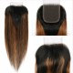 Hurela Peekaboo Highlights 4x4 Lace Closure With 4Bundles Long Straight Hair