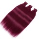 Hurela Cheap Brazilian Human Hair Straight Weave Hair Hairstyles 4 Bundles Color #99J