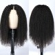 Hurela V Part Glueless Wigs Beginner Friendly Natural Scalp Kinky Curly Human Hair Wig