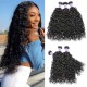 Hurela Peruvian Hair Water Wave Hair Weave 3 Bundles 100% Human Hair Weft 8-26 Inch
