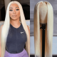  #613 Ombre Blonde Human Hair Body Wave 13x4 Lace Front Wigs With Baby Hair 150% Density