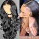 Hurela 5x5 HD Lace Wigs Pre Plucked Body Wave Hair Clear Lace Wig Human Hair 180% Density Online Sale