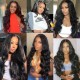 Hurela 5x5 HD Lace Wigs Pre Plucked Body Wave Hair Clear Lace Wig Human Hair 180% Density Online Sale