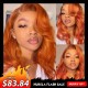Hurela 13X4 Lace Front Wig 150% density Natural ColorBody Wave Pre-plucked Lace Front Wig 150% density Natural Color