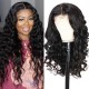 Hurela 13X4 Lace Front Wig 150% density Natural ColorBody Wave Pre-plucked Lace Front Wig 150% density Natural Color