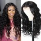 Hurela 13X4 Lace Front Wig 150% density Natural ColorBody Wave Pre-plucked Lace Front Wig 150% density Natural Color