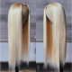  #613 Ombre Blonde Human Hair Body Wave 13x4 Lace Front Wigs With Baby Hair 150% Density