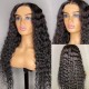 Hurela Jerry Curly Glueless Wigs Invisible 5x5 HD Lace Closure Wigs Human Hair Heavy Density