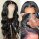 Hurela HD Lace Wigs Straight Hairstyles 5x5 Lace Closure Wigs Human Hair 150% Density Natural Color
