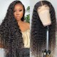 Hurela Jerry Curly Glueless Wigs Invisible 5x5 HD Lace Closure Wigs Human Hair Heavy Density