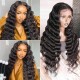 Hurela 13X4 Lace Front Wig 150% density Natural ColorBody Wave Pre-plucked Lace Front Wig 150% density Natural Color
