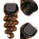 Hurela Ombre Highlights Body Wave Human Hair 3 Bundles With 4x4 Lace Closure