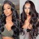 Hurela 13X4 Lace Front Wig 150% density Natural ColorBody Wave Pre-plucked Lace Front Wig 150% density Natural Color