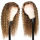 Deep Wave Hair 13x4 Pre Plucked Human Hair Lace Front Wigs 