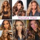 Hurela Highlights Hair 13X5X0.5 T Part Wig Body Wave Best Human Hair TL412 Colored Wigs Crazy Flash Sale