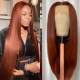 Hurela 150% Density Long Straight 13x4 Lace Frontal Wigs Natural Color