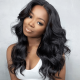 Hurela 100% Human Virign Hair Lace Part Wig Body Wave 