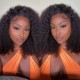 Hurela Afro Curly Wig 150% Density Kinky Curly