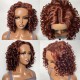 Hurela Lace Bob Wig With Ringlets Color #33B