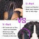 Hurela Cheap U Part Wig Real Hair Jerry Curly Wigs Human Hair Glueless Wig 150% Density Whatsapp Falsh Sale