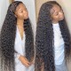 Water Wave Pre-plucked 13x4 Human Hair Lace Front Wigs