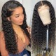 Hurela Cheap Jerry Curly 4x4 Lace Front Wigs With Baby Hair 180% Density