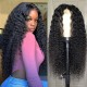 Hurela Cheap Jerry Curly 4x4 Lace Front Wigs With Baby Hair 180% Density