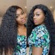Hurela Cheap 4x4 Lace Front Wigs Jerry Curly Human Wigs With Baby Hair 150% Density