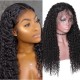 Hurela Cheap Jerry Curly 4x4 Lace Front Wigs With Baby Hair 180% Density