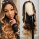Hurela Blonde Highlight Piano Color Lace Part Wig