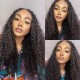 Hurelawig Jerry Curly 3x1 U Part Wig Unprocessed Virgin Hair Wigs 150% Density Natural Color