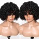 Kinky Straight 4x4 lace Closure Wigs Human Hair Pre-Plucked