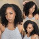 Hurela Afro Curly Wig 150% Density Kinky Curly