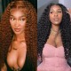 Deep Wave Hair 13x4 Pre Plucked Human Hair Lace Front Wigs 