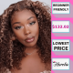 Hurela 13x4 Jerry Curly Lace Front Wigs Virgin Hair Wigs With Baby Hair #TL412 Facebook Special Sale