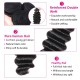 Hurela Peruvian Loose Deep Wave Hair Weave 3 Bundles 100% Human Hair