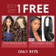 Body Wave Hairstyles Lace Part Wig Human Hair Wigs With Baby Hair 150% Density #FB30 Color
